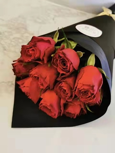 Rose&Co 七夕告白红玫瑰花束 10支
