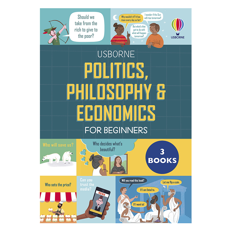 Usborne《Politics, Philosophy & Economics》 少年商学院 3册 10岁+