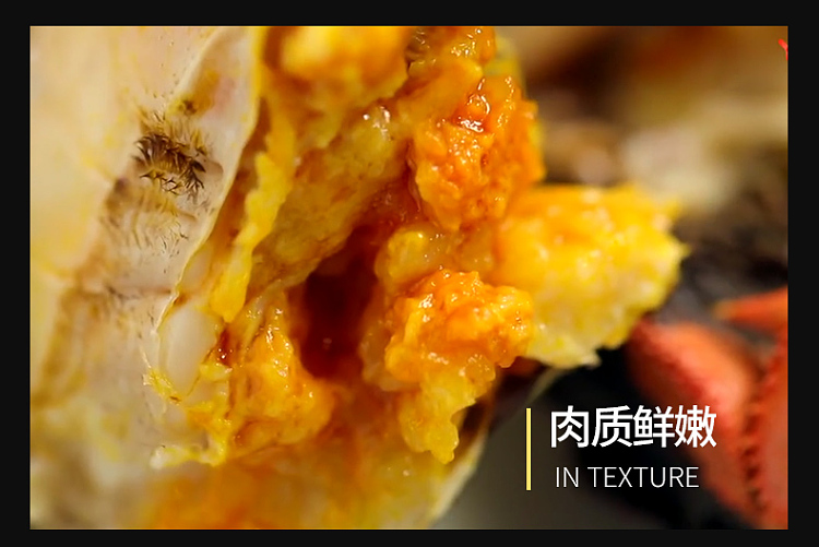 frozen-fresh-burst-cream-flowing-heart-hairy-crab-oversized-crab-yolk-fresh-meat-35-two-male-and-2-female-4-pack-of-about-700g-6