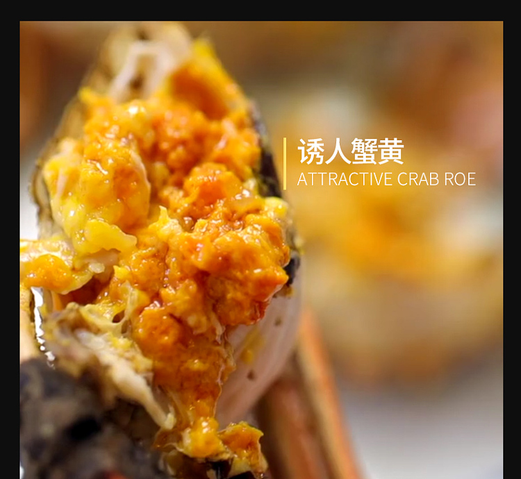 frozen-fresh-burst-cream-flowing-heart-hairy-crab-oversized-crab-yolk-fresh-meat-35-two-male-and-2-female-4-pack-of-about-700g-4
