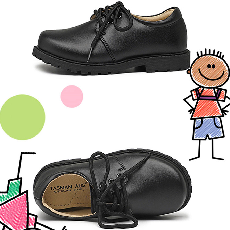 tasman-ugg-lace-up-school-shoes-black-eu-28-41-size-optional-3
