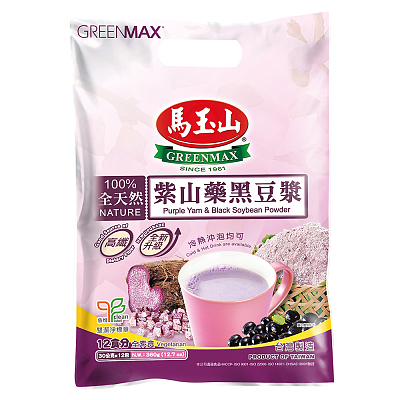 马玉山 紫山药黑豆浆 30g*12包入