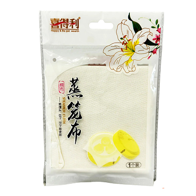 喜得利 棉布 蒸笼布 40cm 1个入