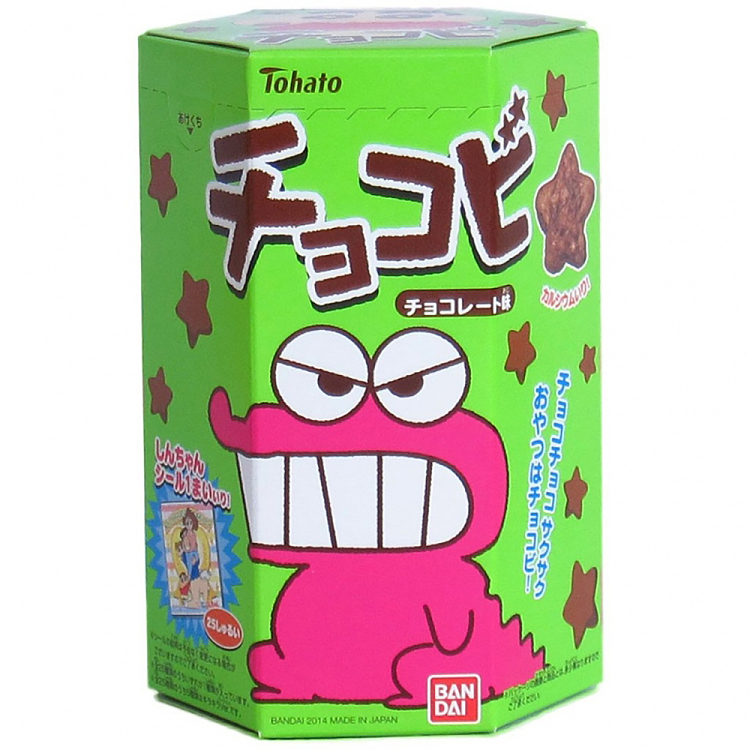tohato-crayon-shin-chan-star-shaped-corn-snacks-chocolate-flavor-25g-1