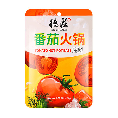 德庄 火锅底料 番茄味 220g