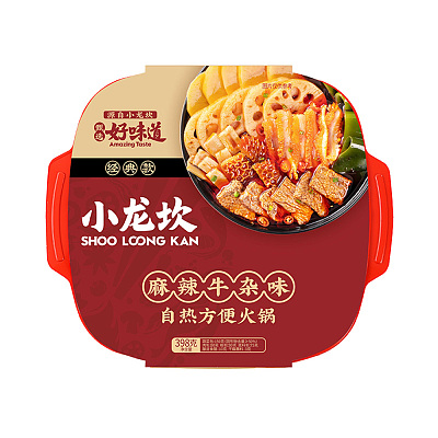 小龙坎 自热火锅 麻辣牛杂味 398g