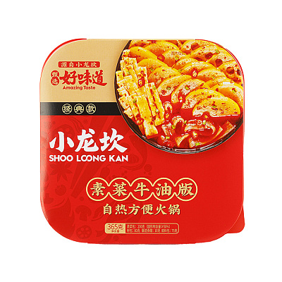 小龙坎 素菜自热火锅 经典牛油味 365g