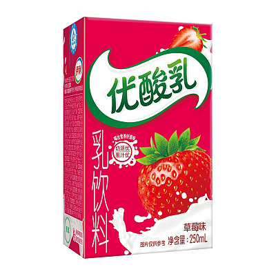伊利 优酸乳 草莓味 250ml