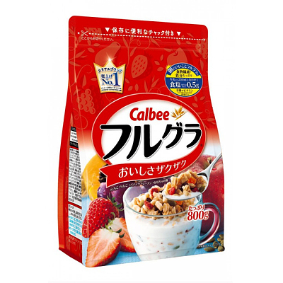 Calbee 卡乐比 经典水果谷物 营养麦片 800g