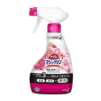 花王 厕所马桶泡沫清洁喷雾 玫瑰香型 380ml