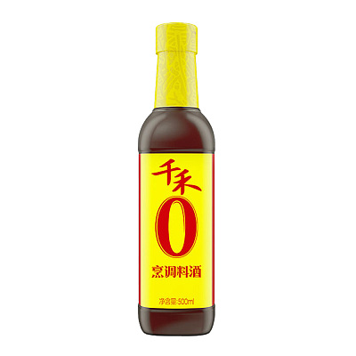 千禾 零添加烹调料酒 500ml