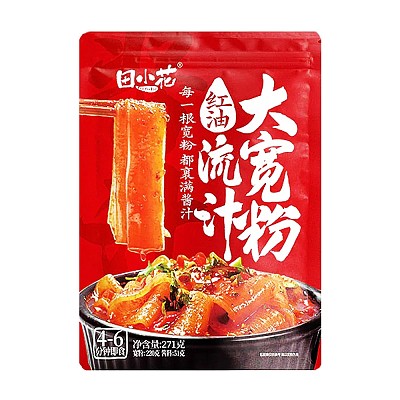 田小花 流汁大宽粉 红油味 271g 