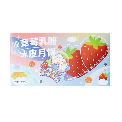 【冻】G-lab 草莓乳酪冰皮月饼 2块入 120g