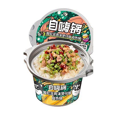 自嗨锅 酸豇豆肉沫煲仔饭 自热锅 260g