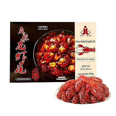【冻】佳健 麻辣龙虾尾 750g