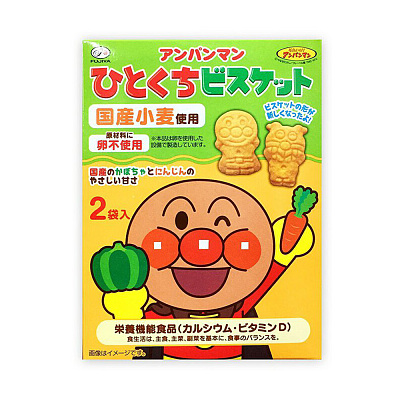不二家 面包超人蔬果饼干 5pcs 72g