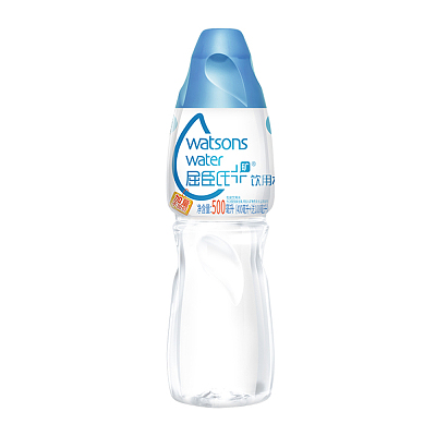 屈臣氏 蒸馏饮用水 矿物质 500ml