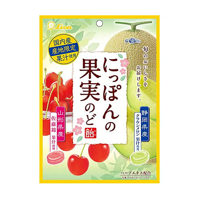 狮王 果汁糖 哈密瓜+樱桃味 71g