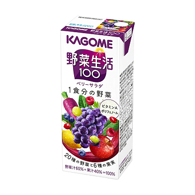 Kagome 野菜生活 西海岸 葡萄混合汁 200ml