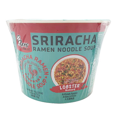 Sriracha 是拉差香甜辣椒酱汤面 龙虾味 110g