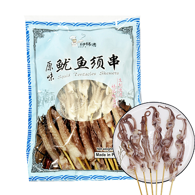【冻】邱师傅 鱿鱼须串 原味 600g