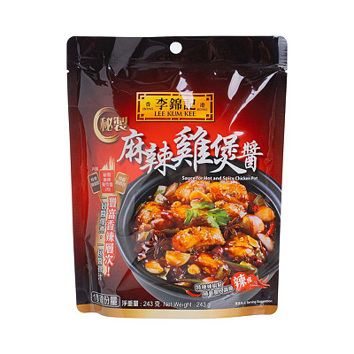李锦记 麻秘制辣鸡煲酱 243g