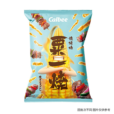 Calbee 卡乐比 粟一烧 薯片 烧烤味 80g