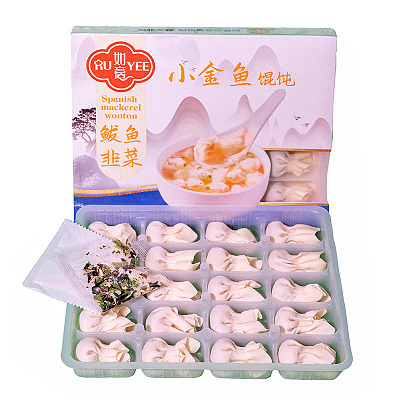 【冻】如意 小金鱼馄饨 鲅鱼韭菜  20pcs 175g