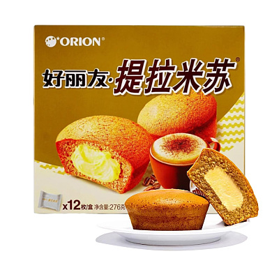 好丽友 提拉米苏派 12个入 276g