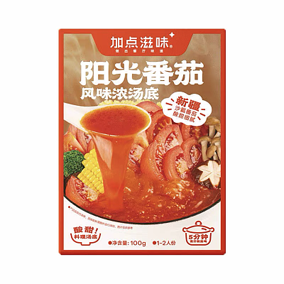 加点滋味 阳光番茄风味汤底 100g
