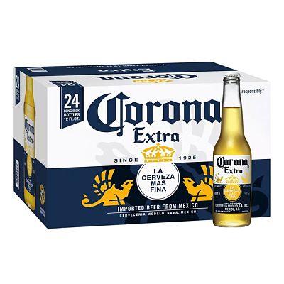 【整箱】Corona 科罗娜啤酒 酒精度4.5% 355ml*24瓶/箱（多条码）