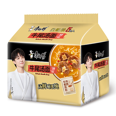 康师傅 好汤面 牛尾汤面 109g*5袋