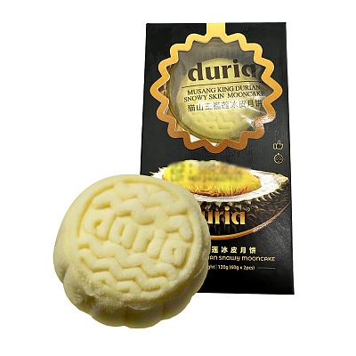 【冻】Duria 猫山王榴莲冰皮月饼 2块入 120g