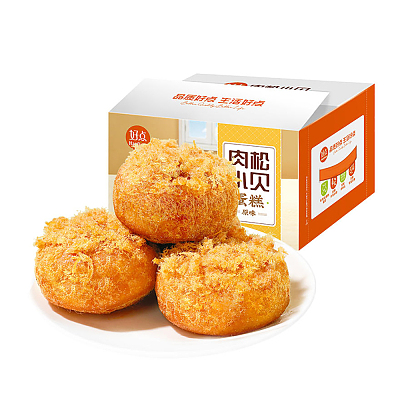 【整箱】好点 肉松小贝蛋糕 原味海苔味随机发 2kg