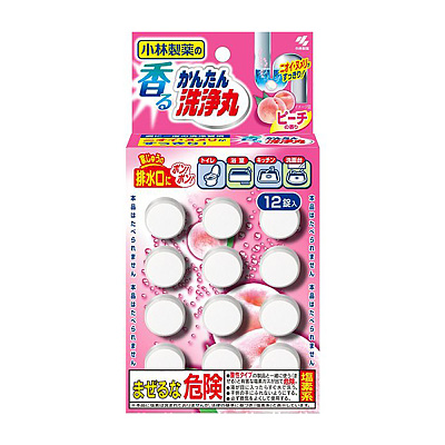 小林制药 排水管道 清道夫 蜜桃味 12片
