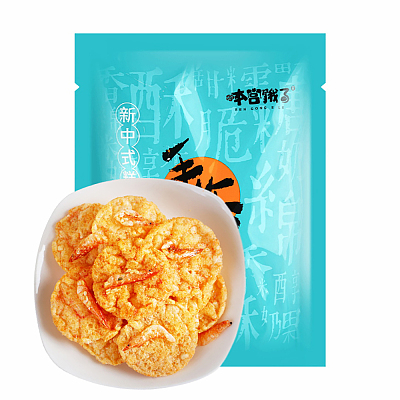 本宫饿了 樱花虾米饼 膨化 40g