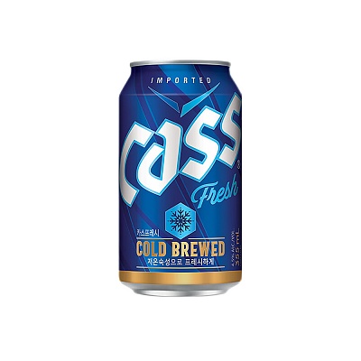 单瓶 Cass 韩国罐装啤酒 4.6% 355ml