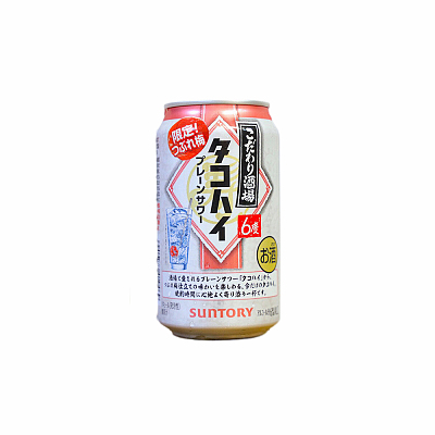 三得利 特色酒吧限定梅子味碳酸鸡尾酒 酒精含量6% 350ml