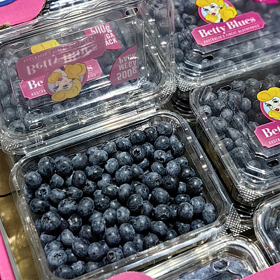 Betty Blue 美人鱼蓝莓 1盒 约500g