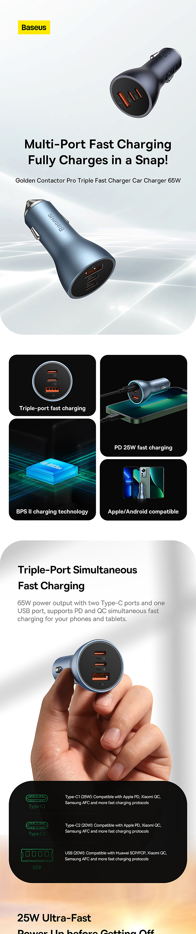best-gold-dot-pro-triple-fast-charger-car-charger-ucc65w-dark-grey-1