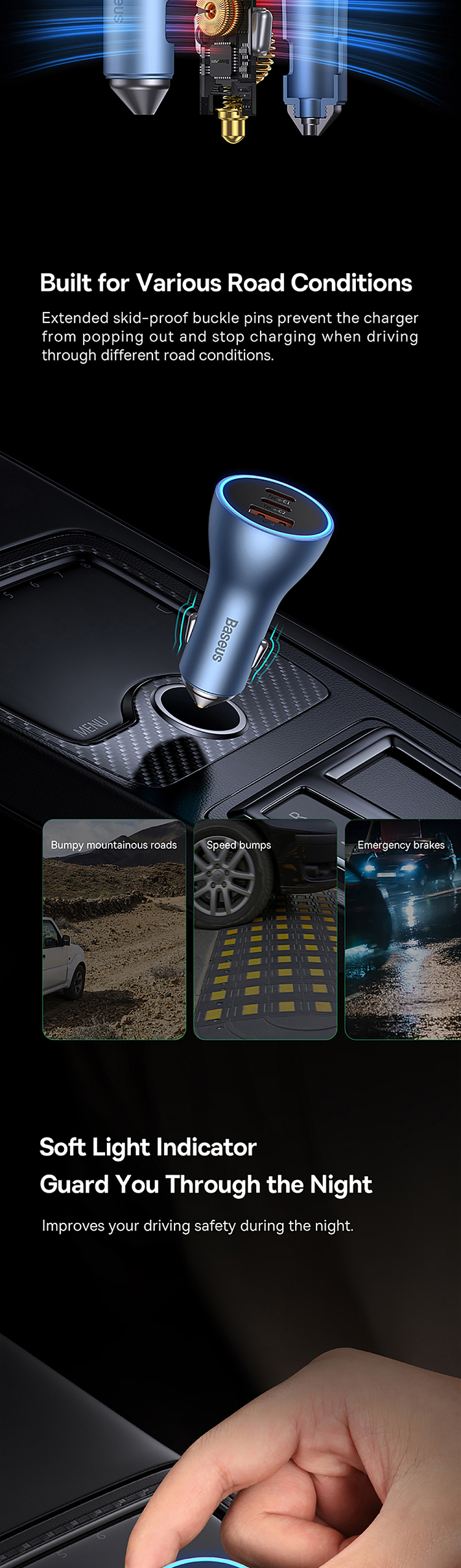 best-gold-dot-pro-triple-fast-charger-car-charger-ucc65w-dark-grey-4