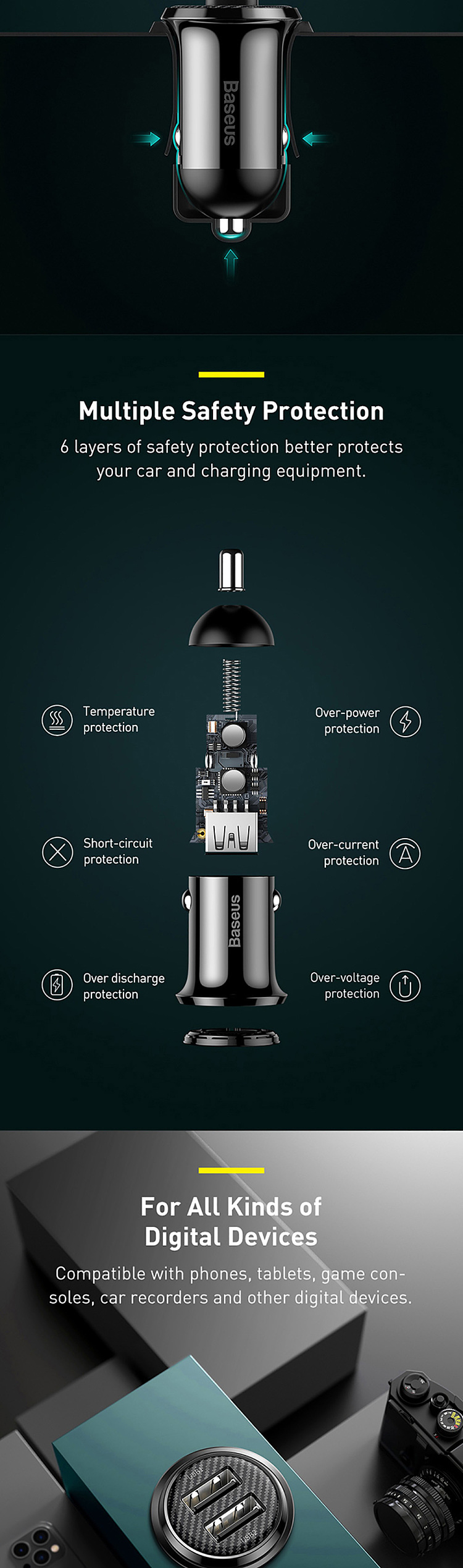 best-small-miparticle-pro-dual-usb-48a-car-charger-black-4