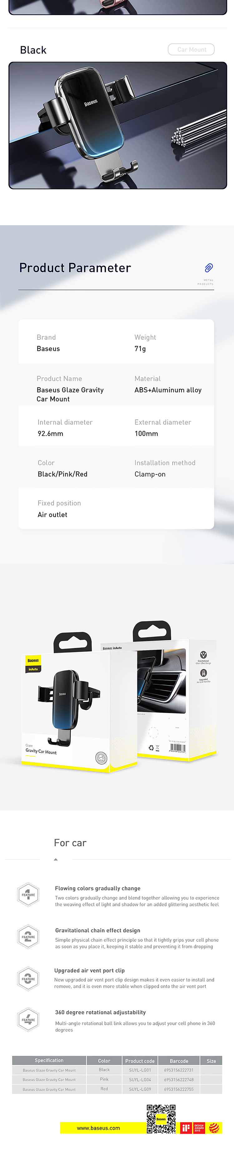 belsius-lucid-gravity-car-mount-extreme-night-black-6