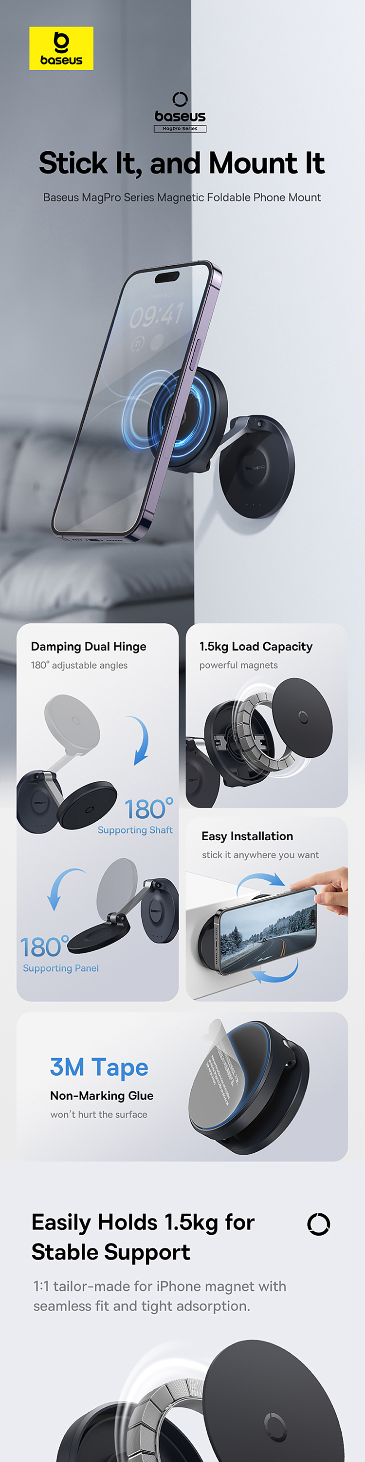 besi-magpro-magnetic-foldable-wall-bracket-moonlight-white-1