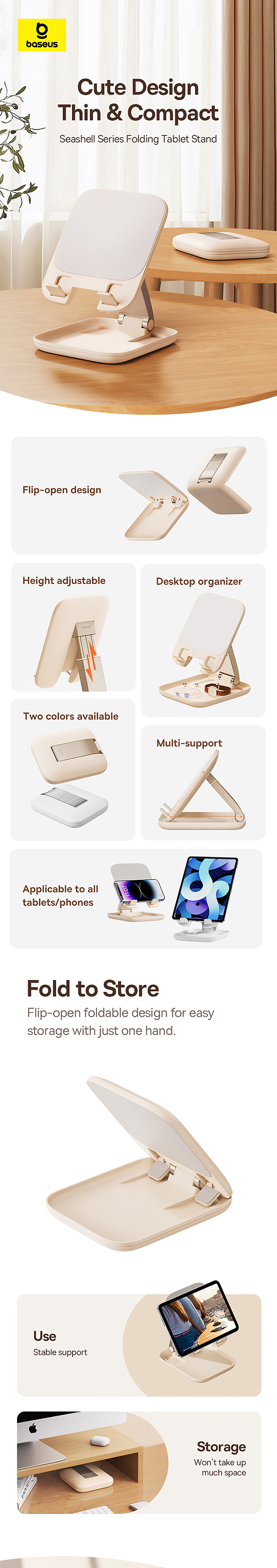 bessie-shell-desktop-folding-tablet-stand-moonlight-white-1