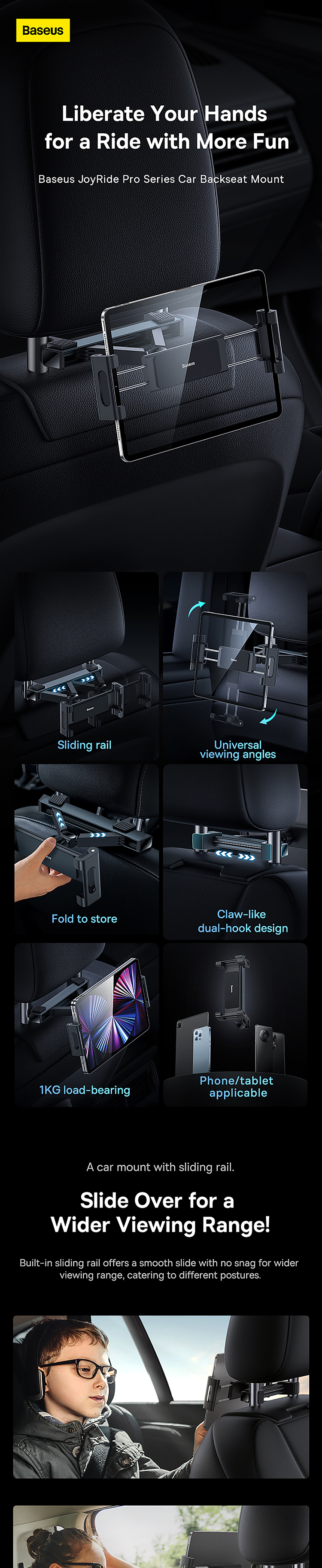 best-toucan-pro-rear-seat-car-mount-black-1