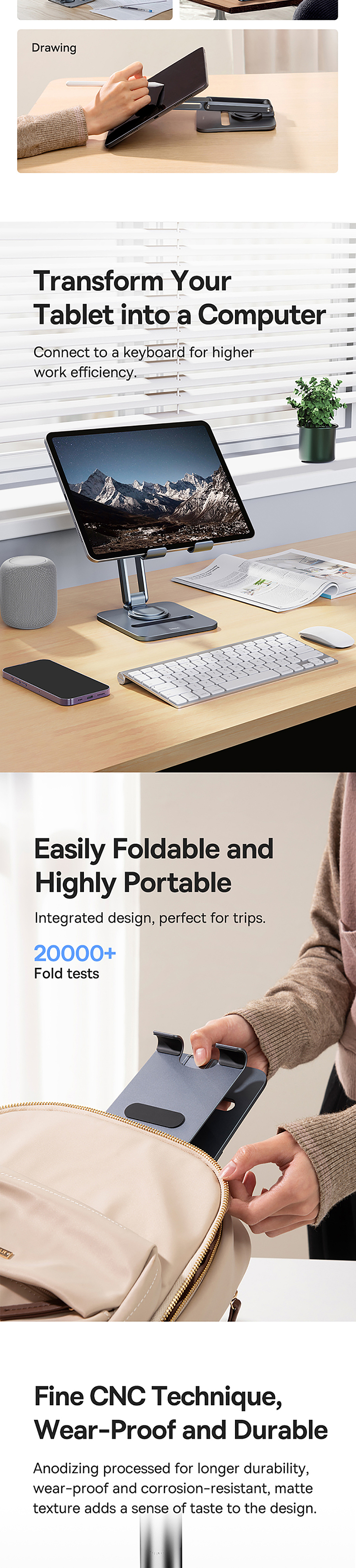 best-metal-desktop-dual-axis-folding-stand-tablet-swivel-model-dark-sky-gray-4