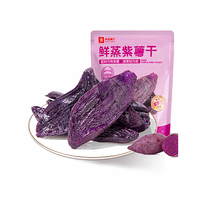良品铺子 鲜蒸紫薯干 150g