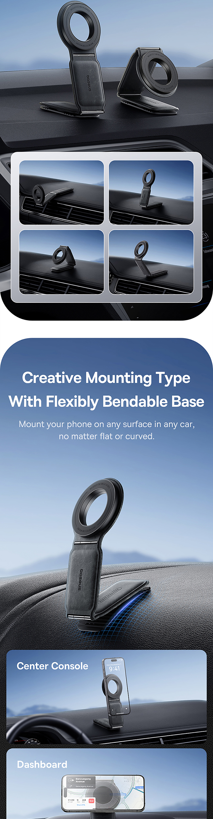 best-magnetic-car-mount-sticky-plate-cloudy-gray-overseas-edition-2
