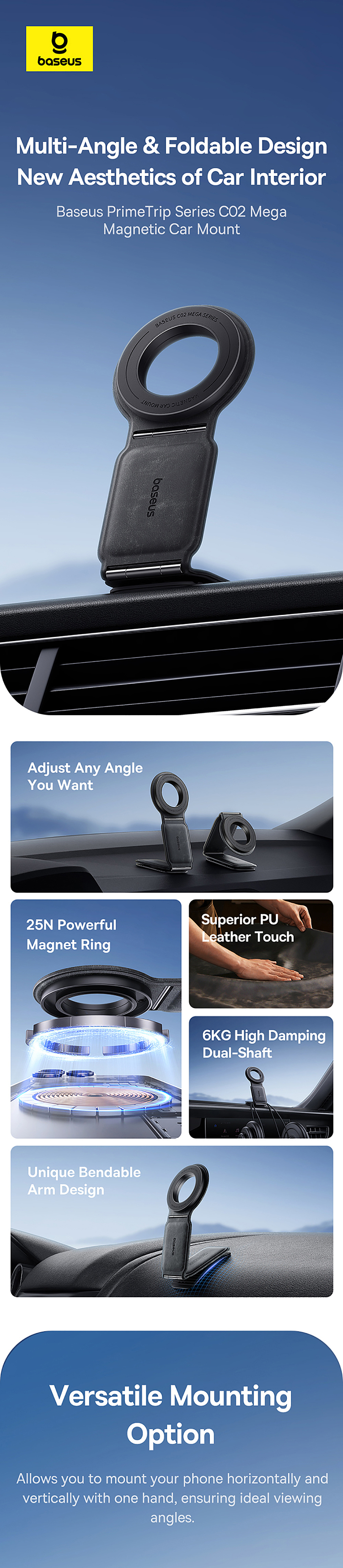 best-magnetic-car-mount-sticky-plate-cloudy-gray-overseas-edition-1